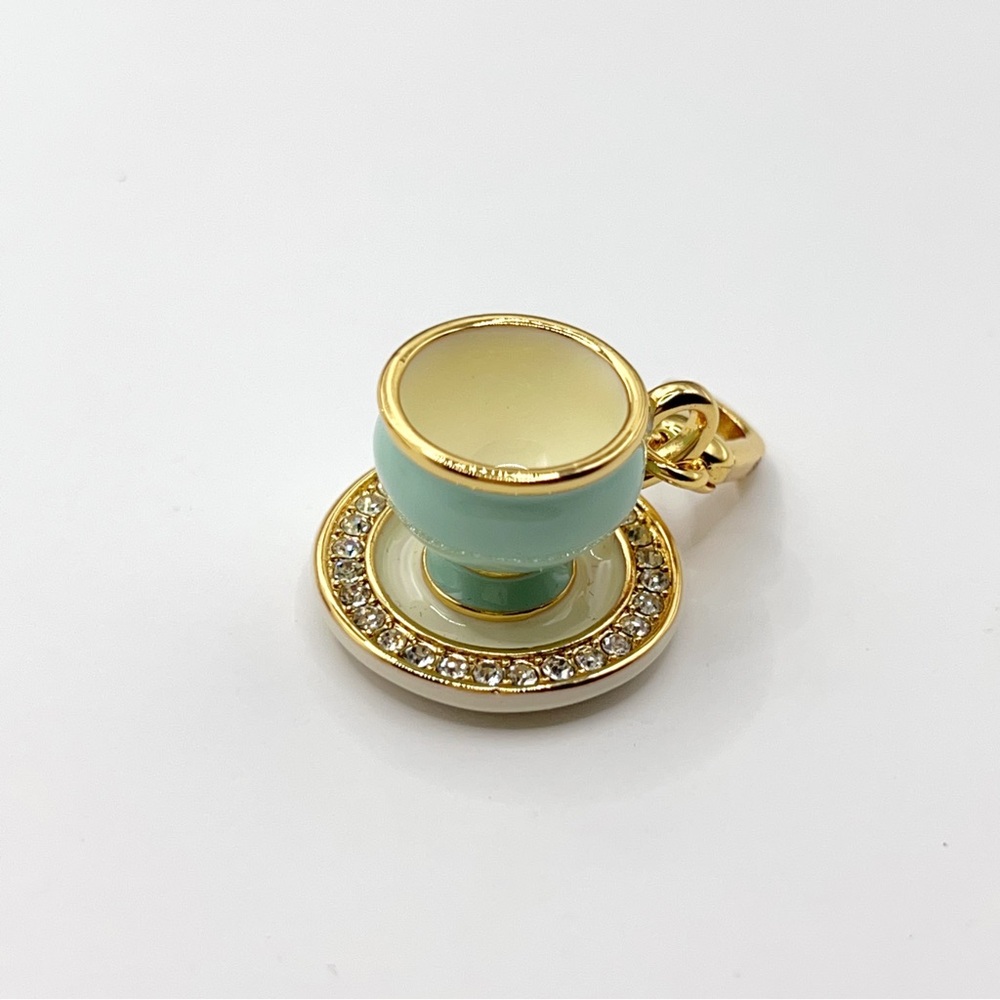 Juicy Couture blue teacup charm